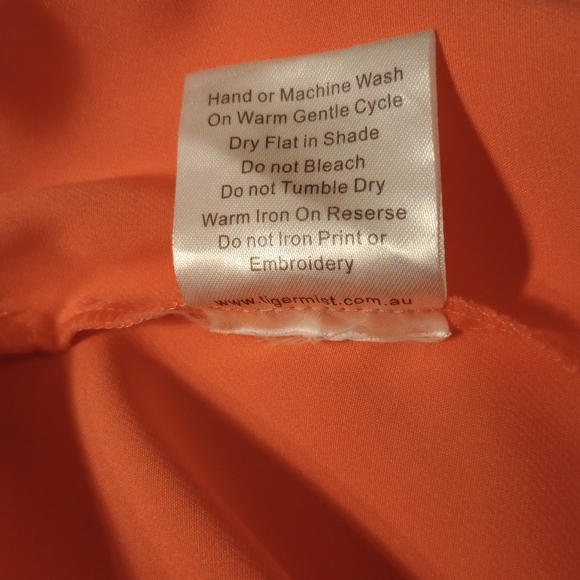 Rise of Dawn Women's Size Large Orange Bodycon Mini Dress - Picture 7 of 7